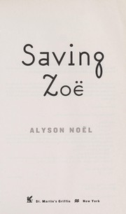 Cover of: Saving Zoe