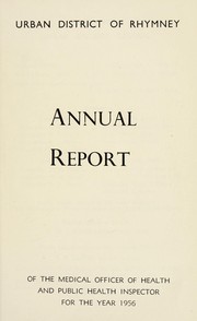 [Report 1956] by Rhymney (Wales). Urban District Council