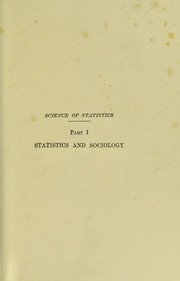 Cover of: Science of statistics