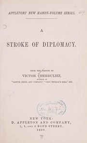 Cover of: A stroke of diplomacy