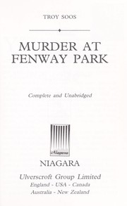 Cover of: Murder at Fenway Park