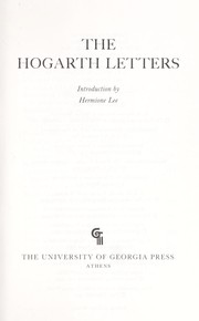 Cover of: The Hogarth letters