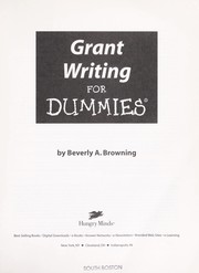 Cover of: Grant writing for dummies