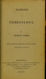 Cover of: Elements of phrenology by George Combe