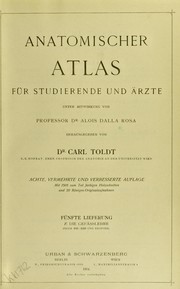 Cover of: Anatomischer Atlas by Carl Toldt, Carl Toldt