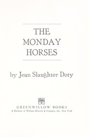 Cover of: The Monday horses