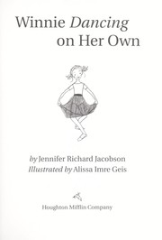 Winnie Dancing On Her Own by Jennifer Jacobson