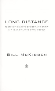 Long distance by Bill McKibben