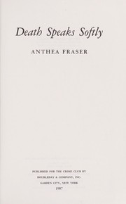 Cover of: Death speaks softly by Anthea Fraser