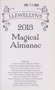 Cover of: Llewellyn's 2013 magical almanac by featuring Chandra Alexandre [and others]