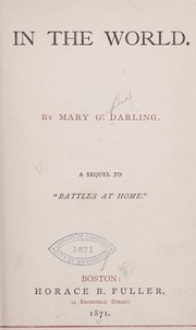 Cover of: In the world | Mary G. Darling