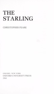The starling by Christopher Feare