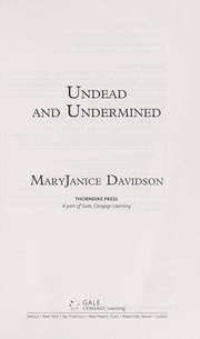 Cover of: Undead