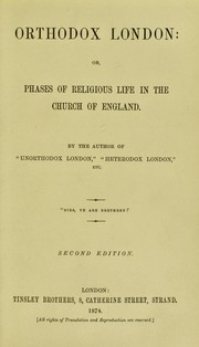 Cover of: Orthodox London by Charles Maurice Davies
