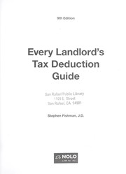 Cover of: Every landlord's tax deduction guide