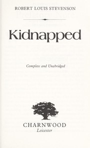 Cover of: Kidnapped (Large Print Edition) by Robert Louis Stevenson