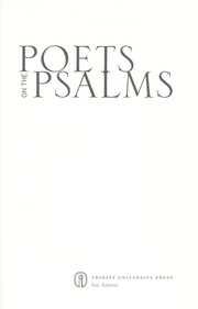 Cover of: Poets on the Psalms