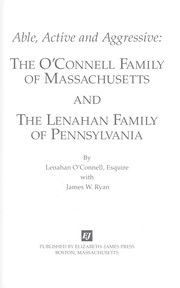 Cover of: O'Connell & O'Connell : the first hundred years : 1897-1997 by 