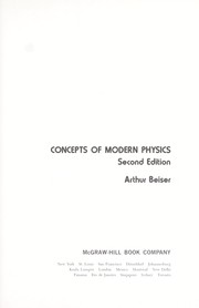 Cover of: Concepts of modern physics. by Arthur Beiser, Arthur Beiser