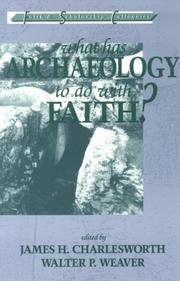 Cover of: What has archaelology to do with faith?