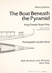Cover of: The boat beneath the pyramid : King Cheops' royal ship by 