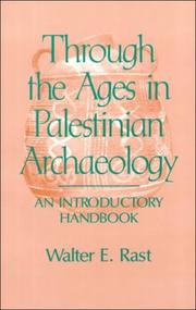 Cover of: Through the ages in Palestinian archaeology: an introductory handbook