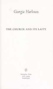 Cover of: The church and its laity