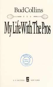 Cover of: My life with the pros