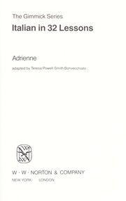 Cover of: Italian in 32 lessons by Adrienne.