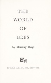 Cover of: The world of bees.