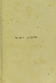 Cover of: Quain's anatomy by Jones Quain M.D.