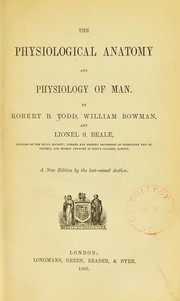 Cover of: The physiological anatomy and physiology of man