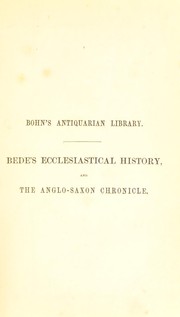 Cover of: The Venerable Bede's Ecclesiastical history of England