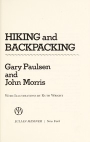 Cover of: Hiking and backpacking