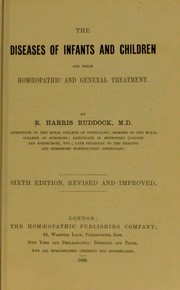 Cover of: The diseases of infants and children and their hom¿opathic and general treatment