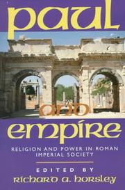 Cover of: Paul and Empire: Religion and Power in Roman Imperial Society