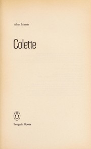 Cover of: Colette by Allan Massie