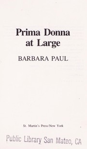 Cover of: Prima donna at large