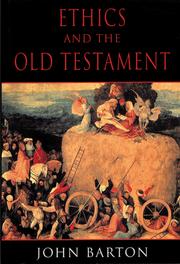 Cover of: Ethics and the Old Testament