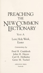 Cover of: Preaching the new Common lectionary.