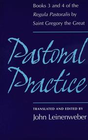 Cover of: Pastoral Practice: Books 3 and 4 of the Regula Pastoralis