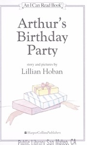 Cover of: Arthur's birthday party by Lillian Hoban
