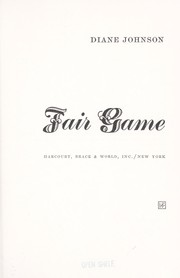 Cover of: Fair game; a novel