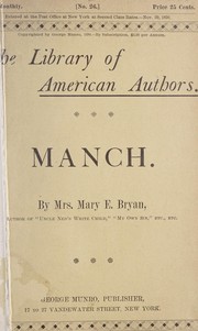 Cover of: Manch