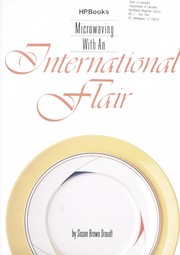 Cover of: Microwaving with an international flair by Susan Brown Draudt
