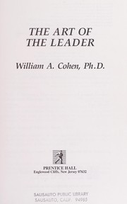 Cover of: The art of the leader