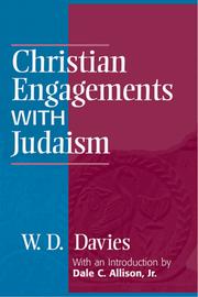 Cover of: Christian engagements with Judaism