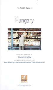 Cover of: The rough guide to Hungary | Norm Longley