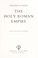 Cover of: The Holy Roman Empire.