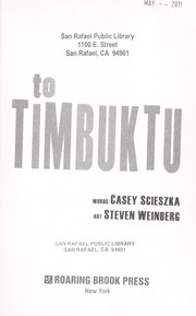 Cover of: To Timbuktu : nine countries, two people, one true story by 